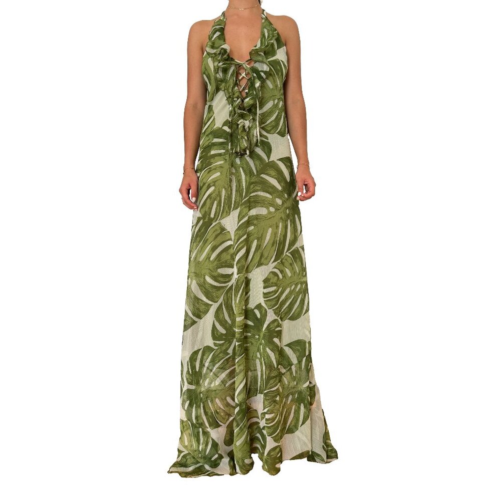 Ramona LaRue Silk Maxi dress